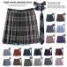  форма студент форма юбка 3 позиций комплект бабочка ..+ галстук + юбка 35 модель в клетку ( school? форма ) женщина высота сырой юбка женский ученик старшей школы 