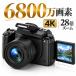 �f�W�^���J���� ��჌�t�J����4K���掿6800����fWiFi�Ή�IR�i�C�g�r�W����28�{�Y�[���d�q��u���␳2.8�C���`���ʑ��ʉt�����B��J��������B�e���S��