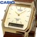CASIO �J�V�I �r���v �A�i�f�W ���B���e�[�W�V���[�Y AQ-230EGL-9A ���j�Z�b�N�X �f���A���^�C�� �S�[���h �u���E�����U�[ [���s�A���i]