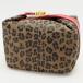 FENDI Fendi сумка леопардовая расцветка Brown × темно-коричневый × красный 2111 26360.078 Leopard леопардовый рисунок пакет есть [ прекрасный товар *SA разряд ]