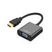 HDMI to VGA изменение адаптер изменение кабель D-SUB 15 булавка 1080p HDTV проектор PC изменение коннектор источник питания не необходимо черный 