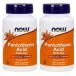 �p���g�e���_ 500mg 100�J�v�Z�� �i�E�t�[�Y 2�Z�b�g�@antothenic Acid, 100 Veg Capsules nowfoods
