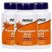 �p���g�e���_ 500mg 100�J�v�Z�� �i�E�t�[�Y 3�Z�b�g�@antothenic Acid, 100 Veg Capsules nowfoods