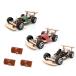 [ параллель импортные товары ]Pica Toys беспроводной дистанционное управление из дерева гоночный автомобиль F1 выше комплектация осуществлен состязание версия ( гонки для 3 цвет 3 шт упаковка )