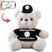 ���¹�͢���ʡ� Personalized White Teddy Bear Stuffed Animal with Hat, Personali