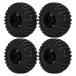 [ параллель импортные товары ] VGEBY RC Car Tires, Durable Rubber Tires, Wheel Rims, 6 Spoke De