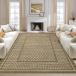 ���¹�͢���ʡ� LUXLOOM Washable Rug 10x13 Area Rug for Bedroom Modern Living Ro