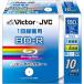 Victor BD-R ݸȻ(ϡɥ)1Ͽ 4® 25GB 磻ɥۥ磻ȥץ󥿥֥ 10 BV-R130KW10