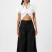  Just Be Queen (JUST BEE QUEEN) lady's bare top * tube top * cropped pants tops Elliot Top (White)