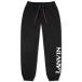  Lanvin (Lanvin) men's sweat * jersey bottoms * pants X Future Embroidered Logo Sweat Pants (Black)