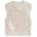  морской cell (Marine Serre) женский bare top * tube top * укороченные брюки tops Puffy Knit Crop Top (White)