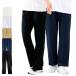  medical care white garment pants nurse nursing men's lady's white black . sweat speed . stretch total rubber strut pants ( man and woman use )