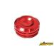  алюминиевый главный цилиндр колпак красный 38mm M34xP4 универсальный SNIPERsnaipa-SP0142R