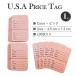[ free shipping ]USA american style price card L size pink 100 sheets tag price . lowering . britain character sewing machine eyes cut . taking . type 