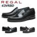  распродажа товара возвращенный товар замена не возможна Reagal REGAL мужской бизнес Van p туфли без застежки 43VR BD кожа низ пальцы ног резина 