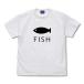 обычный . древесный уголь футболка FISH WHITE-XL[ предварительный заказ повторный .11 месяц сверху . продажа предположительно ]