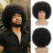  парик мужской Afro чёрный .katsu черновой ru парик костюмированная игра маскарадный костюм Event party Dance stage культура праздник учебное заведение праздник нежный объем 