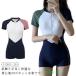  короткий рукав Leotard женский купальный костюм Rush Guard фитнес UV cut купальный костюм фитнес купальный костюм женщина комбинезон плавание одежда короткий рукав плавание костюм 