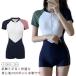  короткий рукав Leotard женский купальный костюм Rush Guard фитнес UV cut купальный костюм фитнес купальный костюм женщина комбинезон плавание одежда короткий рукав плавание костюм 