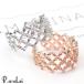  кольцо кольцо rose Gold серебряный двойной Cross женский женщина симпатичный симпатичный формальный женщина аксессуары аксессуары 