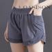  шорты йога брюки женский движение "дышит" тонкий симпатичный движение ... спорт одежда фитнес одежда йога одежда талия резина 