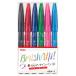  Pentel кисть Touch фломастер SES15C-6STA 6 -цветный набор A