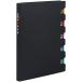  Roo z leaf Maruman жнец -A4 пять chart 30 дыра черный 