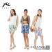  lady's botanikaru pattern board shorts short pants swimsuit bird flower colorful sea pool yoga RUSTYla stay 922404