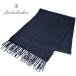  Brooks Brothers muffler кашемир палантин BROOKS BROTHERS мужской Scotland производства [ темно-синий ][ бесплатная доставка ]