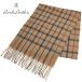  Brooks Brothers muffler Ram z шерсть палантин BROOKS BROTHERS Scotland производства мужской проверка Camel 