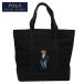  Ralph Lauren большая сумка Polo Bear -POLO RALPH LAUREN мужской женский для мужчин и женщин парусина "мамина сумка" чёрный черный 