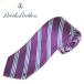  Brooks Brothers галстук BROOKS BROTHERS шелк reji men taru Thai полоса America производства лиловый белый голубой 