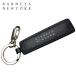  Barneys New York кольцо для ключей BARNEYS NEWYORK брелок для ключа чехол для ключей натуральная кожа черный чёрный 