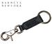  Barneys New York кольцо для ключей BARNEYS NEWYORK брелок для ключа чехол для ключей натуральная кожа чёрный черный 