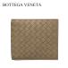  Bottega Veneta кошелек BOTTEGA VENETA складывающийся пополам . inserting натуральная кожа сетка бежевый 