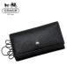  Coach мужской чехол для ключей COACH MENS натуральная кожа 5 полосный чехол для ключей чёрный черный 
