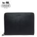  Coach мужской клатч COACH MENS натуральная кожа iPad планшет кейс чёрный черный 