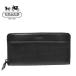  Coach мужской длинный кошелек COACH MENS натуральная кожа pa-fo Ray tedo кожа раунд застежка-молния чёрный черный для мужчин и женщин [F75222 BLK][ outlet ][ бесплатная доставка ]