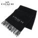  Coach мужской muffler COACH MENS бренд палантин кашемир . шерсть для мужчин и женщин чёрный черный серый 