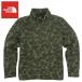  North Face флис тянуть over THE NORTH FACE 1/4 Zip обратная сторона ворсистый US план зеленый камуфляж -ju
