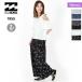 BILLABONG/ビラボン レディース カットソー＆ワイドパンツ2点セット Tシャツ ティーシャツ AI013-370