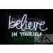  neon автограф believe in yourself Британия знак белый стеклянный орнамент led табличка american смешанные товары модный интерьер магазинный иллюминация автограф панель i выполненный под заказ возможность 