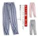  gauze check pattern long trousers lady's double gauze under only part shop put on length pants pyjamas room wear pants nightwear waste to rubber cord attaching cotton 