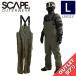 [ outlet ]25-26 SCAPE BIB PNT DARK KHAKI L размер мужской женский унисекс сноуборд сноуборд одежда брюки 