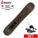 24-25 FANATIC ACE DARK BROWN+NIDECKER MUON-X мужской сноуборд 2 позиций комплект glato сирень ntoli Freestyle type .. Япония стандартный товар 