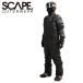 * 25-26 SCAPE BIB PANT цвет :BLACK Escape сноуборд одежда мужской женский унисекс сноуборд bib брюки PNT type .. старый модель Япония стандартный товар 