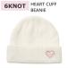 *25 6KNOT HEART CUFF BEANIE цвет :WHITE Beanie вязаная шапка колпак сноуборд сноуборд лыжи 