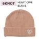 *25 6KNOT HEART CUFF BEANIE цвет :PIMK BEIGE Beanie вязаная шапка колпак сноуборд сноуборд лыжи 