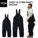 * 25-26 ANTHEM CHEST SLIT BIB PANTS цвет :BLACK AN2564 Anne sem сноуборд одежда унисекс bib брюки сноуборд большой размер PNT Япония стандартный товар 