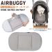 AIRBUGGY специальный прохладный коврик [ постоянный ] AIRBUGGY прохладный коврик DOME SM/REG MAT COOL TOUCH GREY воздушный Buggy купол 3 собака Cart 